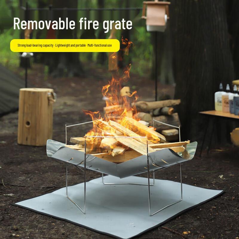 Portable Detachable Outdoor Camping Fire Pit & Wood Stove