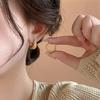 Elegant Anti-Fade Stainless Steel Hoop Earrings for Fashionable Women