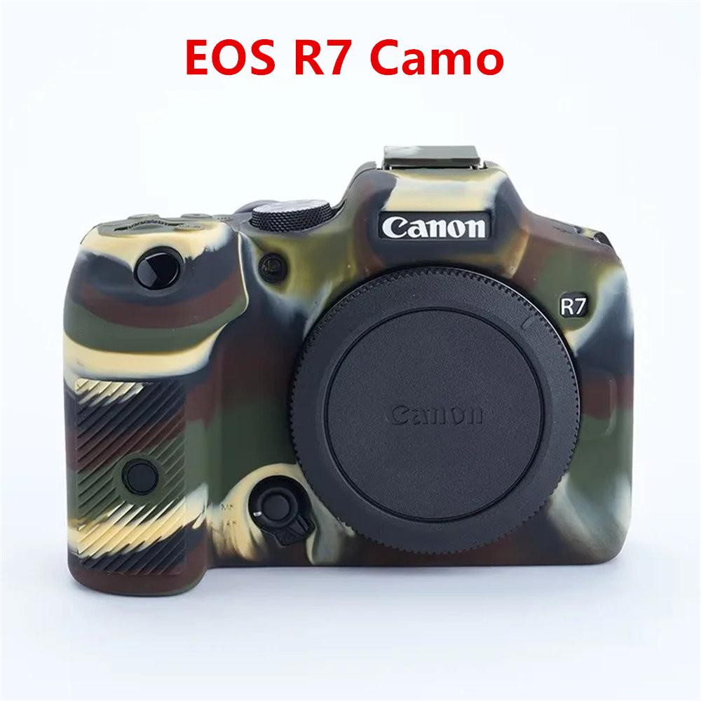 Soft Silicone Armor Camera Body Case For Canon EOS R10 R50 R100 R5 R6 R6II R7 R8 RP Protective Rubber Cover