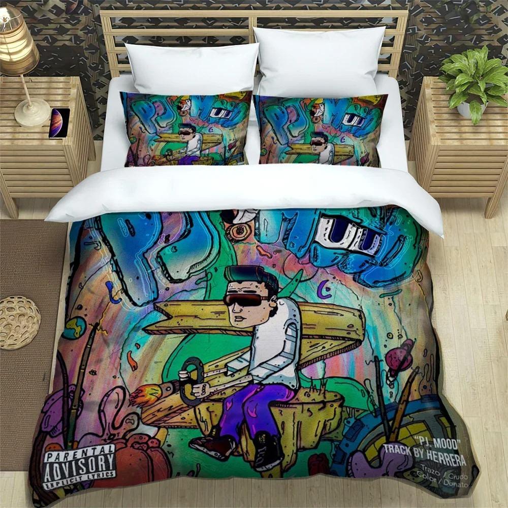 American carton ilustration Print Polyester Beding SetsChildren or Adult Peoples for Beds Comfortable Quilt Cover