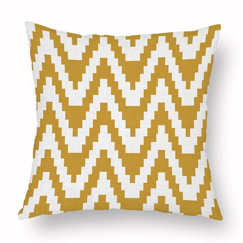 Office Living Room Home Pillowcase Geometric Exotic Ethnic Style Pattern Pillowcase Car Ornaments
