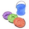 1 Piece Outdoor Sand Pool Play Tool Beach Sand Toy Play Bucket Toy Folding Collapsible Bucket Gardening Tool Kids Summer Favor