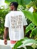 WALK BY FAITH NOT BY SIGHT Slogan Print T-shirts For Women Unisex Short Sleeve White Tees Top 100% Cotton Breathable Casual T Shirt