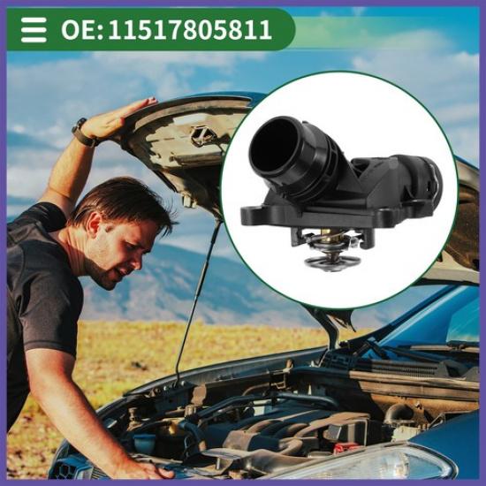 Engine Coolant Thermostat Housing Assembly for BMW 328i 128i Z4 X3 X5