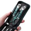 Manicure, Pedicure Kit, Nail Clippers,Professional Grooming Kit, Nail Care Tools with Travel Case,Set of 6 Pieces