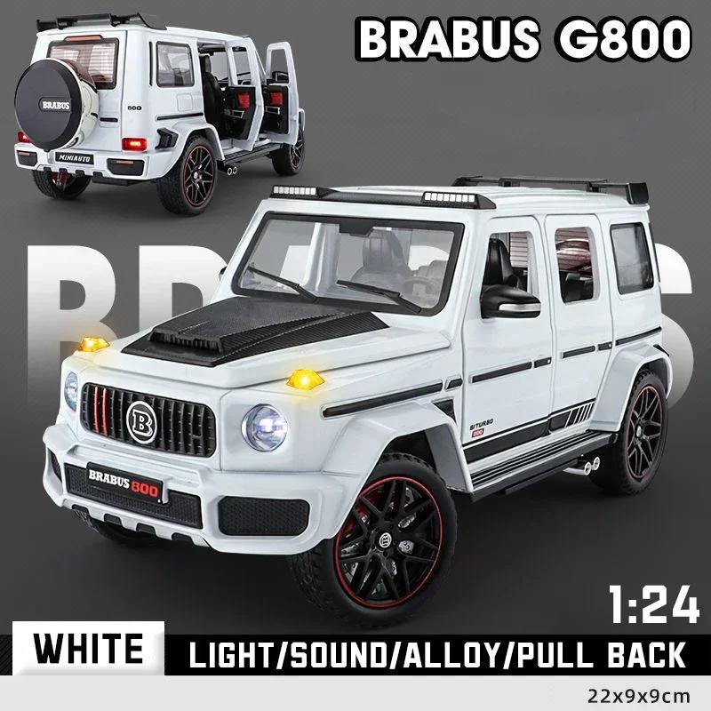 1:24 G800 High Simulation Diecast Metal Alloy Model car Sound Light Pull Back Collection Kids Toy Gift