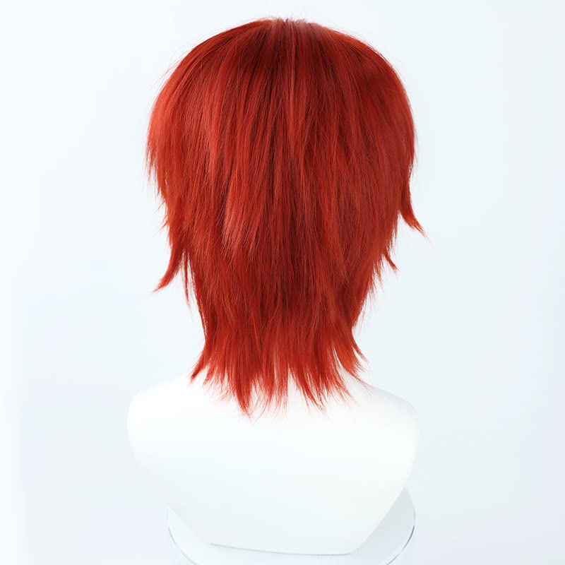 One Piece Shanks Win Red Heat-Resistant Cosplay Wig (A)