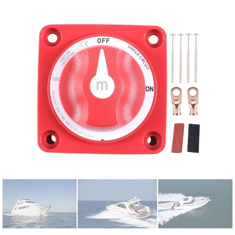 Battery Switches 12-48V Waterproof Battery Power Cut Switches Disconnect Isolator for Car Vehicle Boat