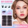 140 Clusters Of C-Curl Hair, Dense Curl, Single Cluster Of False Eyelashes, Daily Simulated Eyelashes