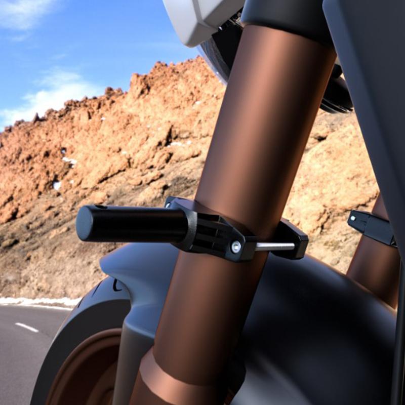 Adjustable Motorcycle Bumper Mount Clamp Headlight Bracket - Durable Motorcycle Accessory