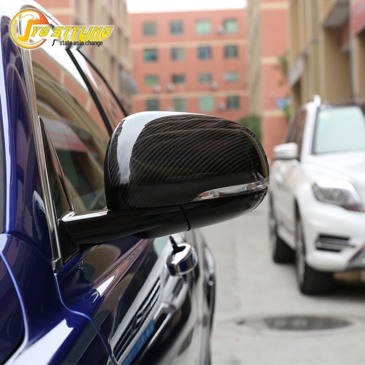 Dry Carbon Fiber Rearview Mirror Cover for Jaguar XE, XF, XEL, XFL, XJL, I-PACE