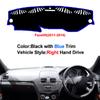 Car Dashboard Cover DashMat Carpet Cape For Mercedes-Benz C-Class W204 2008 - 2014 LHD RHD C-Klasse C180 C200 C220 C250 C300