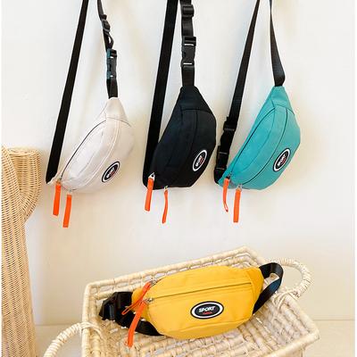 Kinder Umhängetaschen für Jungen Einfarbig Brief Taille Tasche Außerhalb Mode Geld Münze Taschen Geldbörse Sport Gürtel Brust Taschen