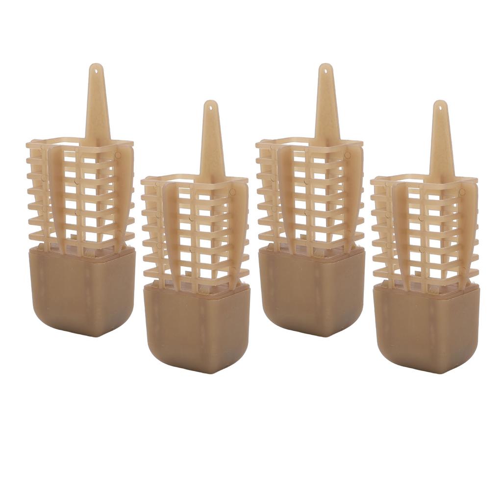 4Pcs Carp Fishing Nesting Device European Style Fixed Point Nesting Cage Nest Feeder Fishing
