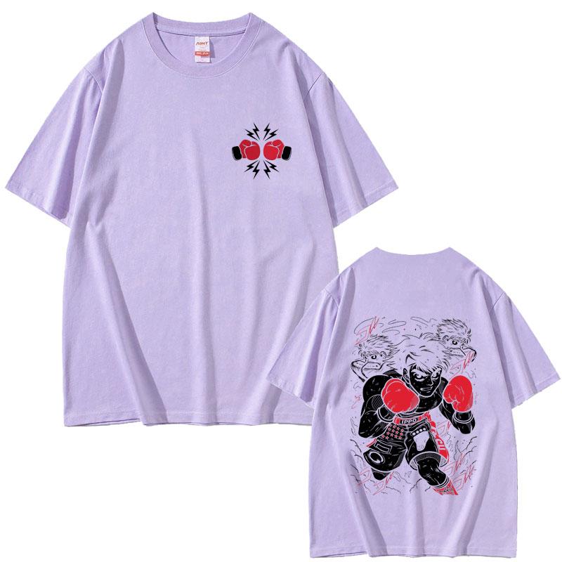 Hot Sale Anime Hajime No Ippo Makunouchi Graphic T Shirts Kamogawa Boxing Gym Tshirt Unisex Fashion Retro Oversized Short Sleeve