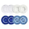 8pcs Car Polishing Pad Bonnet Set Microfiber Cotton Wool Coral Fleece Buffing Pad Cover for 6in Car Polisher
