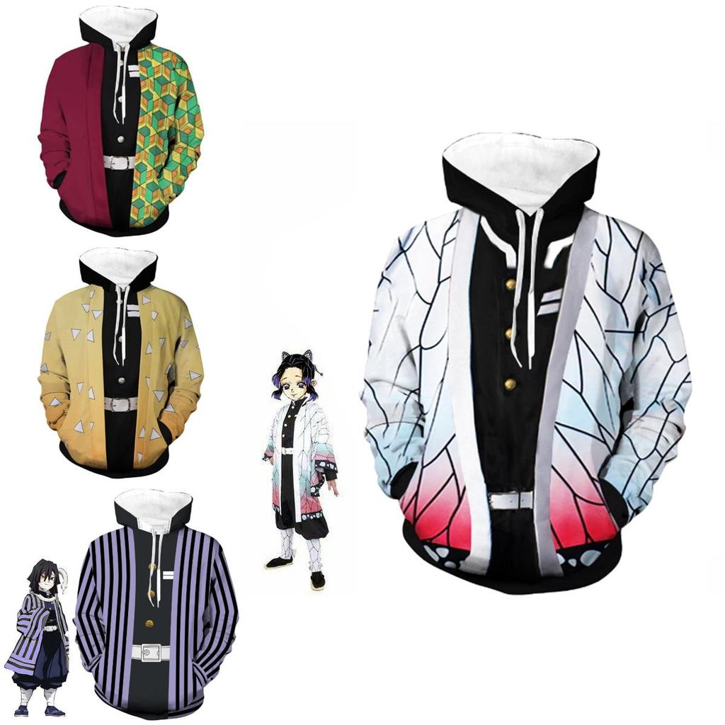 Slayer Kimetsu No Yaiba 3d Hoodie Sweatshirt With Comfortable Soft Material**