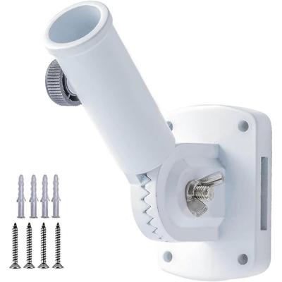 Fahnenmast Halter Fahnenmast Halterung, Mehrpositionen Montagehalterung Mit Befestigungsmaterial, Premium Alum - DD