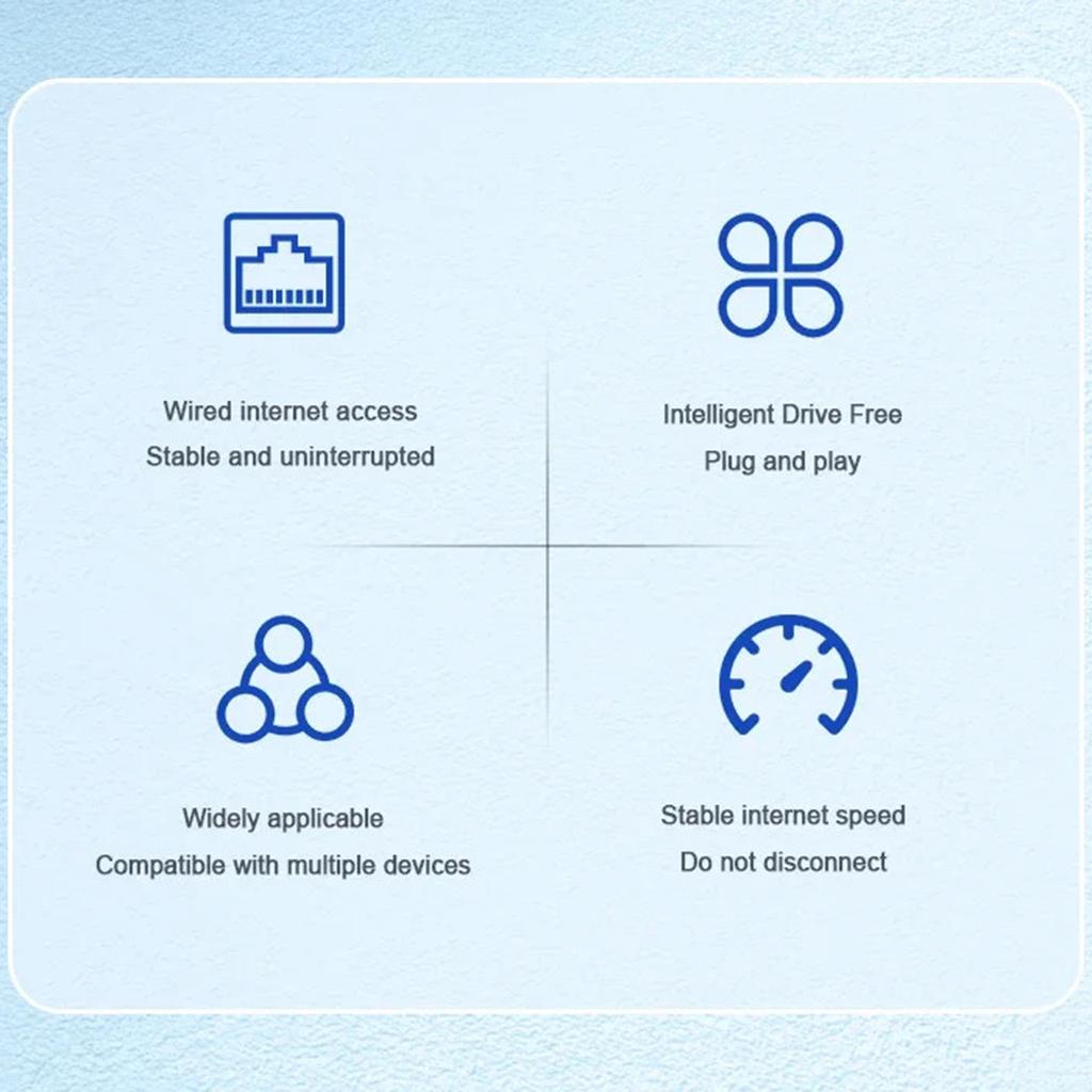 1.2m Gigabit Ethernet USB Adapter Cable USB3.0 to RJ45 LAN Network Cable 1000/100/10Mbps for Laptop/Desktop