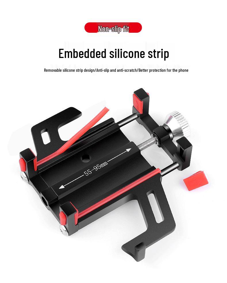 Aluminum Alloy Shockproof Five-Claw Phone Holder for Bikes and Motorcycles