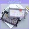 And Comfortable Fabric Transparent Mesh Pencil Bag For Students**