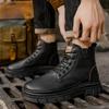 New Large-sized Men's Riding Boots,casual Fashionable Men's Casual Sports Shoes Outdoor Men's Chelsea Boots Casual Sneakers
