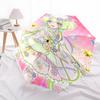 1pc Precure Outdoor Umbrella - Automatic Opening/Closing, Portable 3-Fold Design with Iron Frame for Festive Gifts, Travel, Daily Use, Suitable for Fa