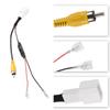 Samsung Cos RCA Back Up Camera Adapter 4 Pin Back Up Camera to External Navigation Compatible Toyota Daihatsu Eclipse Replacement