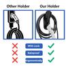 EVqiaoyi Lockable Type 1 EV Charger Holder Wall Mount J1772 Charging Nozzle Bracket Charging Cable Hook with Anti-Theft Lock