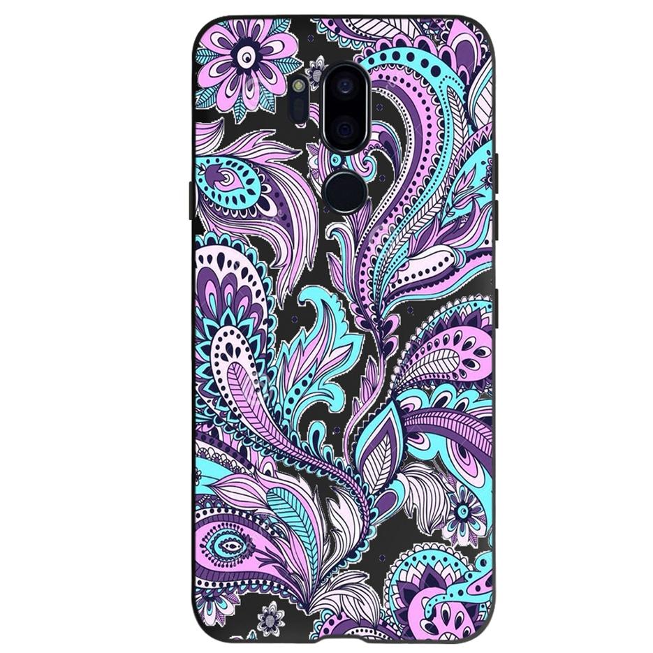 For LG G7 ThinQ Case G710 LM-G710 Cute Cat Butterfly Shockproof Soft Silicone Phone Case For LG G7 ThinQ Back Cover 6.53'' Coque