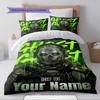 Name Custom Duty Call Ghost Pattern Bedding Set Quilt Cover Pillowcase Home Decor Gift (1 * duvet cover + 2 * pillowcase, without core)