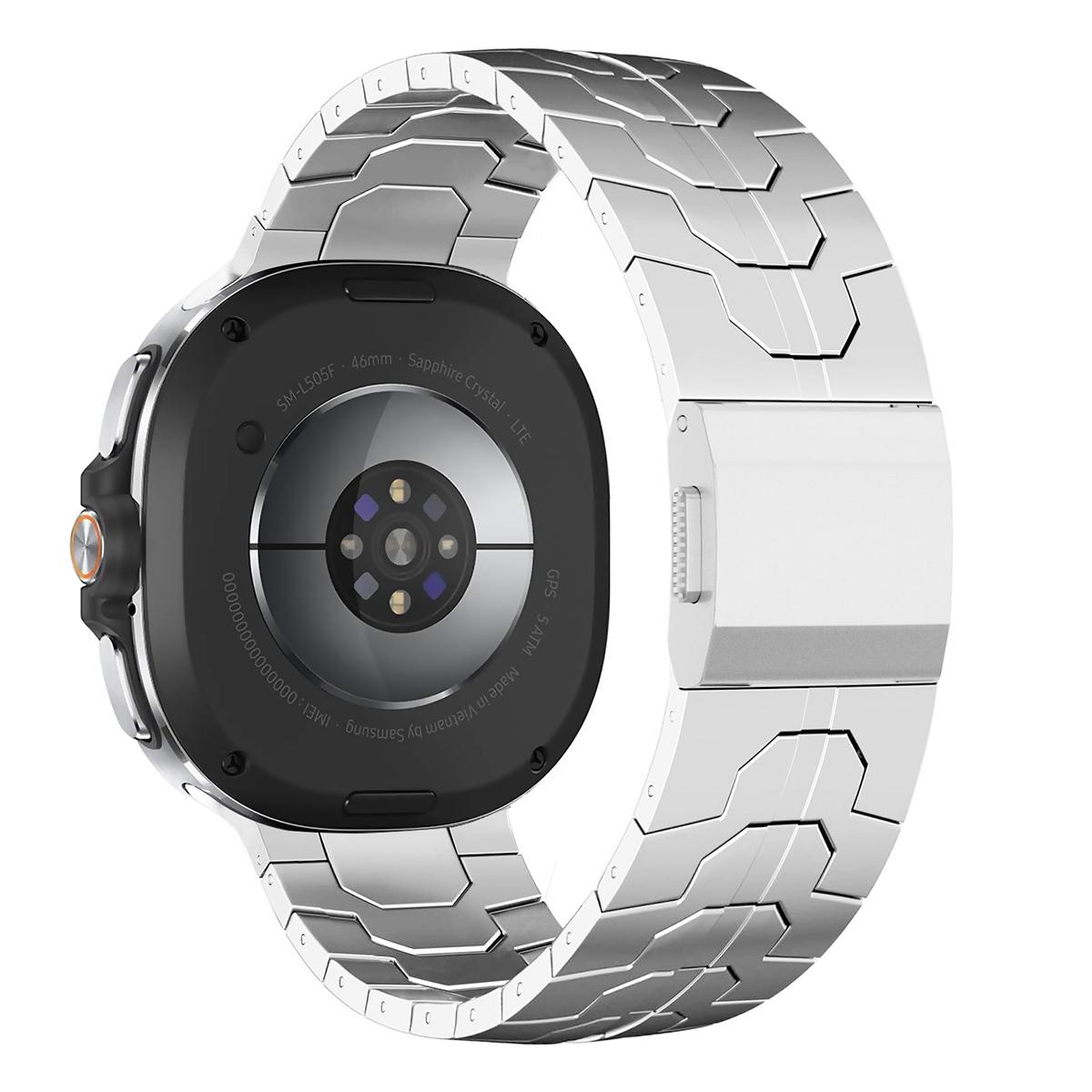 

Магнітний металевий ремінець для Samsung Galaxy Watch 8 40 44 мм/8 Classic 46 мм, регульований браслет для годинника з титанового сплаву/нержавіючої сталі for galaxy 8 classic&Titanium alloy