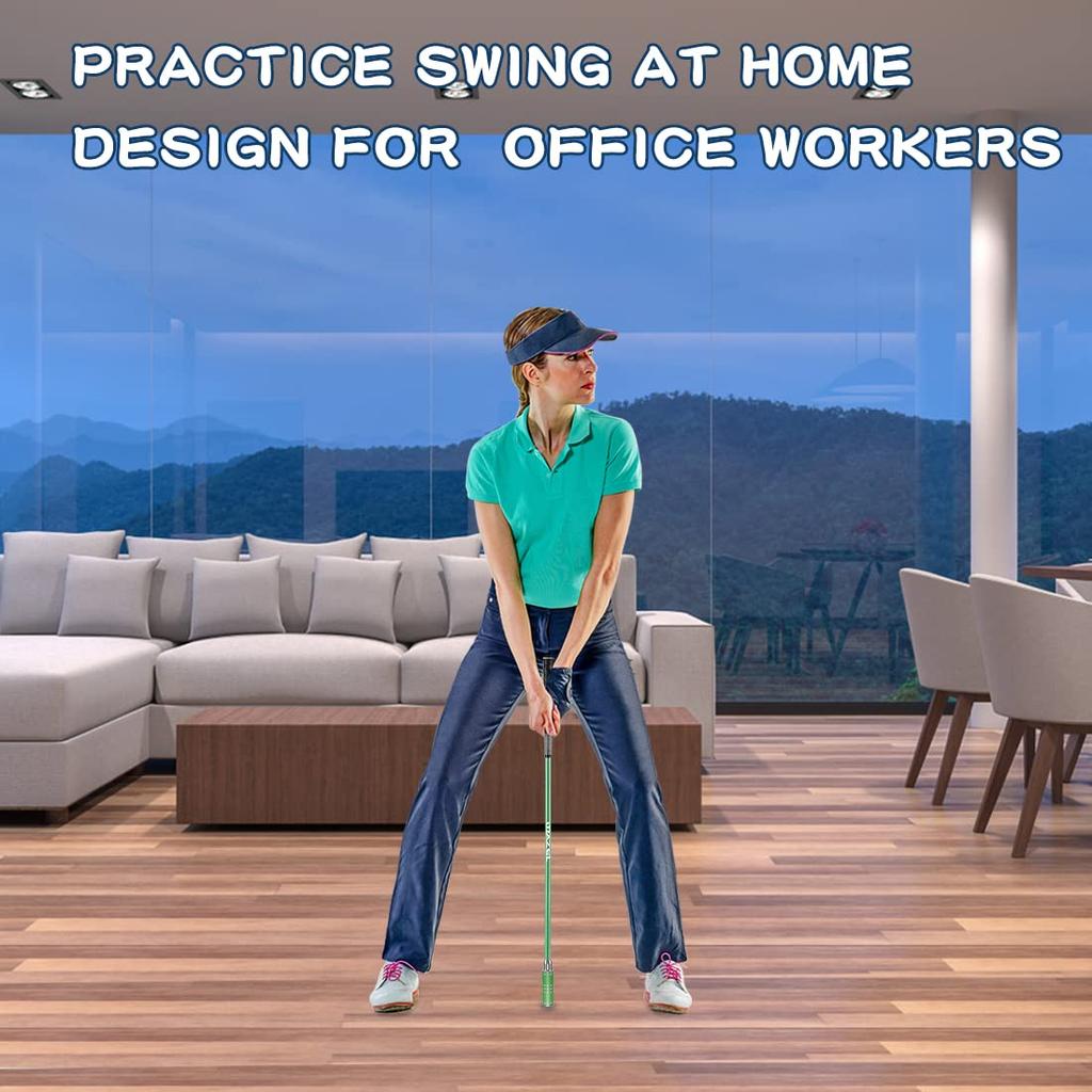 MAZEL Golf Swing Training One Practice Swing Golf Golf Swing Training Posture Swing Correction Increased Training Belt Included Device, Speed,