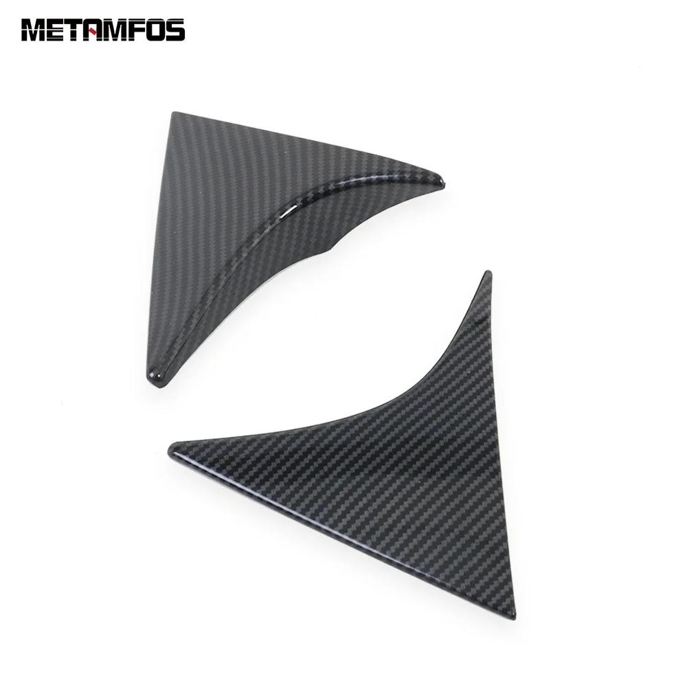 Rear Window Side Spoiler Wing Cover Trim For Hyundai Tucson 2015-2018   Carbon Fiber Exterior Accessories Car Styling