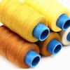 Polyester Sewing Thread: Black, White, Yellow - 203-Strand for Jeans, Canvas, Machine & Hand Sewing