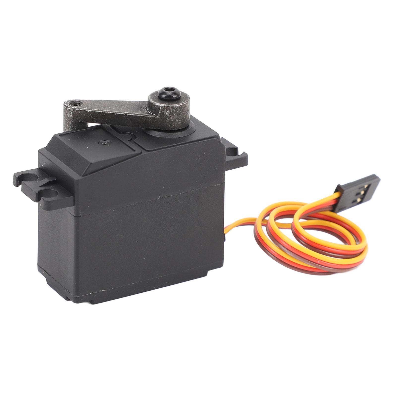 

RC High Torsion Full Metal Gear Servo RC Steering Servo Compatible for 110 HB R10 RC Cars