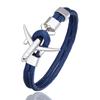 Charm Herren Flugzeug Anker Armband für Frauen Sky Survival Flugzeug Kette Freundschaftsarmbänder Femme Paar Schmuck Homme Geschenk Neu