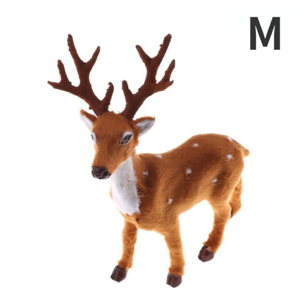 Simulare Crăciun Căprior Crăciun Elan Pluș Ren Decorare Crăciun Zâne Grădină Miniaturi Recuzită