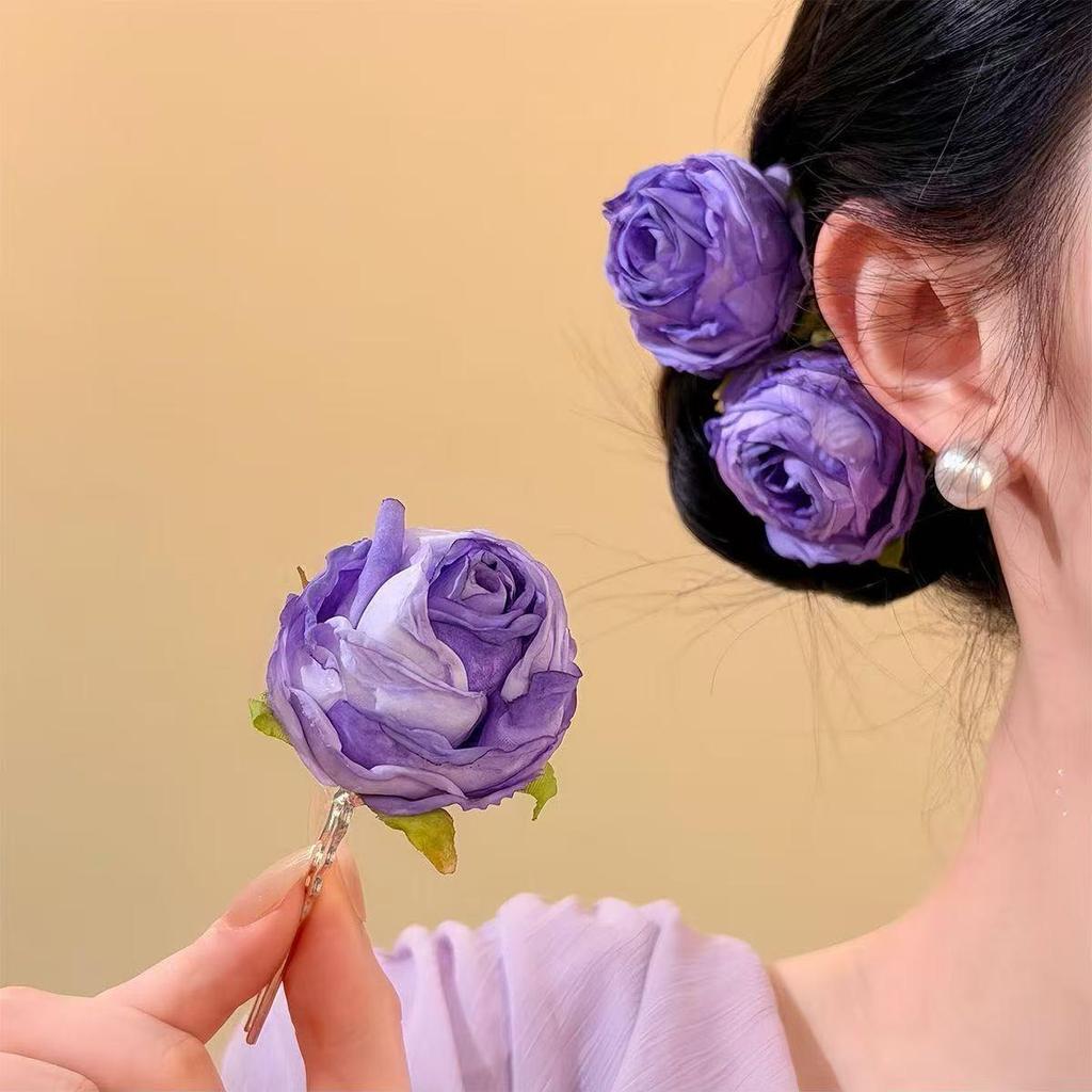 Sandalwood Women's Hairpin: Elegant Modern-Chinese Style Wooden Updo Stick