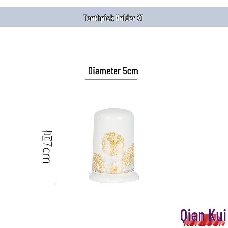 Керамический держатель для зубочисток, набор