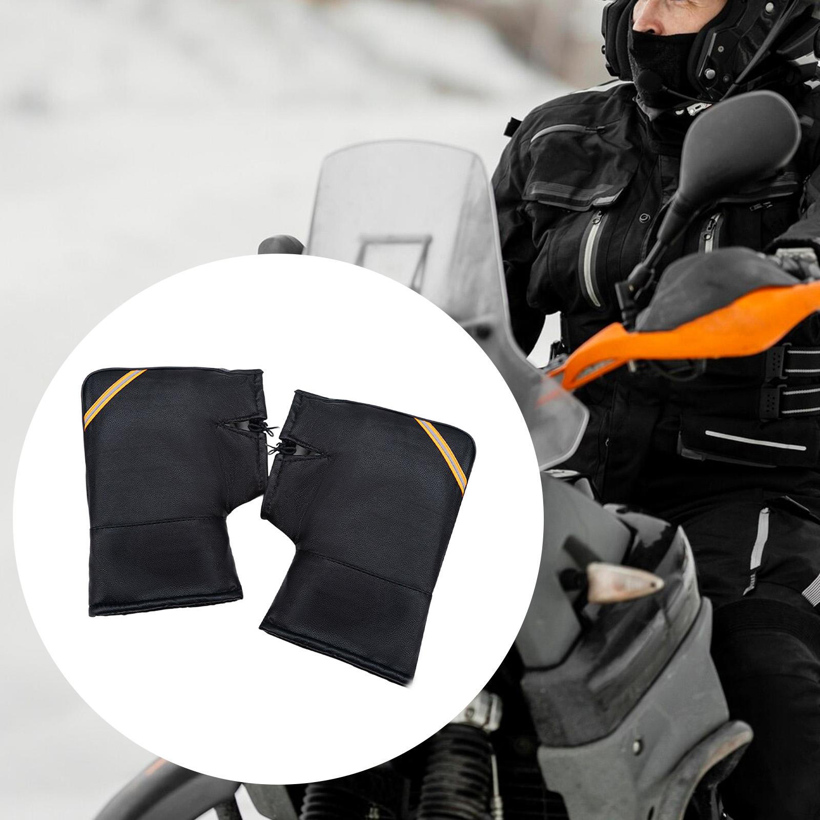 

Motorcycle Handlebar Gloves Hands Warmer Mitts Comfortable Handle Cover Protection Thermal Muffs for 40x30cm