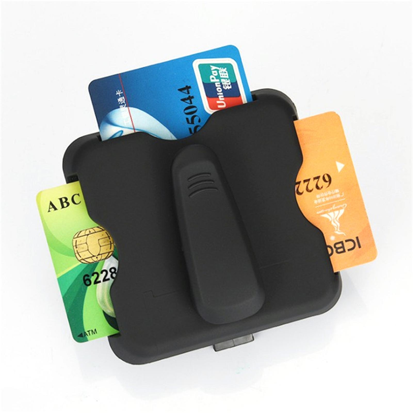 

Multifunctional Car Sun Visor Clip Auto Parking Clip Car IC Card Clip Sunglasses Holder чёрный