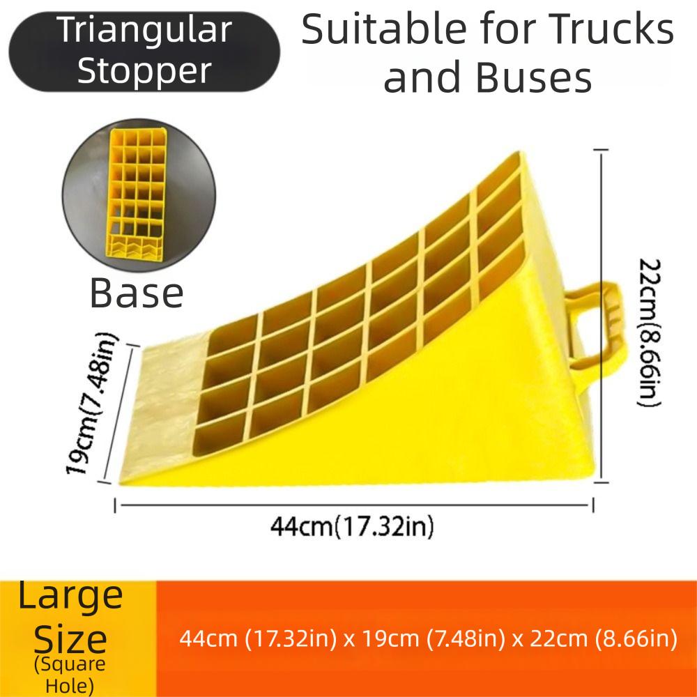 Non Slip Wheel Chocks Heavy Duty Wheel Chock Stopper Block ABS Stop Slider  Cars