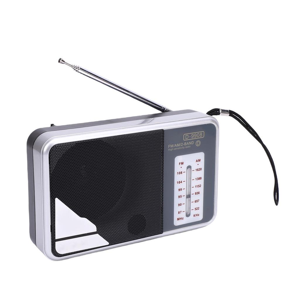 Portable AM FM Radio Battery Operated USB Powered Seniors Radio with Semiconductor for Indoor Outdoor Travel