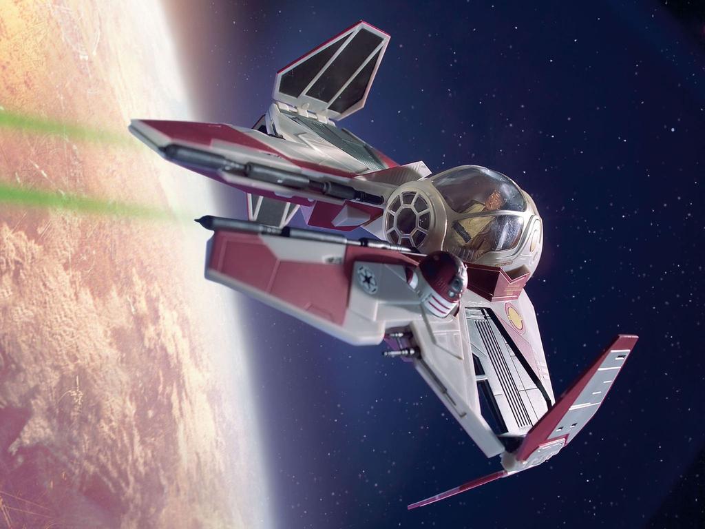 German Revell Star Wars Easy Kit Series Jedi Starfighter 06679 Plastic Model Obi-Wan