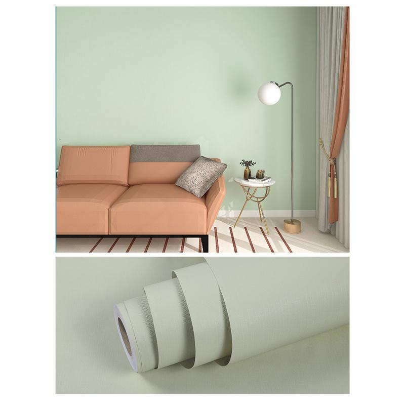 

ПВХ Моранди однотонные самоклеящиеся обои спальня гостиная водонепроницаемые настенные наклейки DIY домашний декор стен 40cm*20m