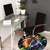 1pc Office Carpet Chair Mats Rainbow Sunflower Mandala Perfect for Decorating Office Chairs, Living Rooms, Or Bedrooms