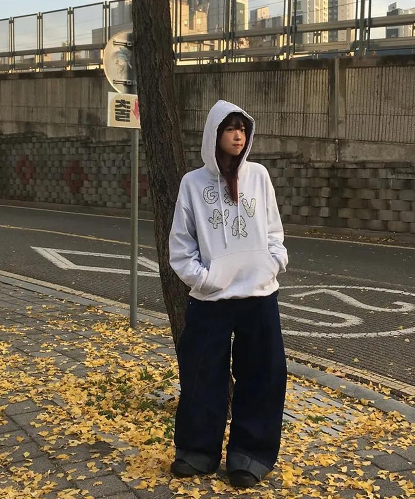 [Unisex] Dots Grav Hoodie_Black