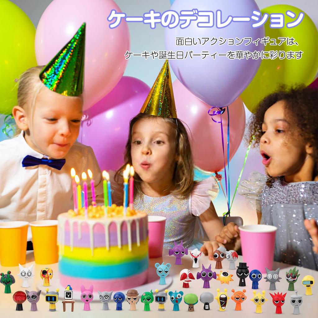 MORISHOP Spranky Figures, Doll Toys, Collectibles, Figures, Plastic Models, Game Characters, Character Collections, 3-4cm Tall (48-Pack) [Used]