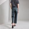 HLA Women's Mid-Waist Straight Cropped Jeans